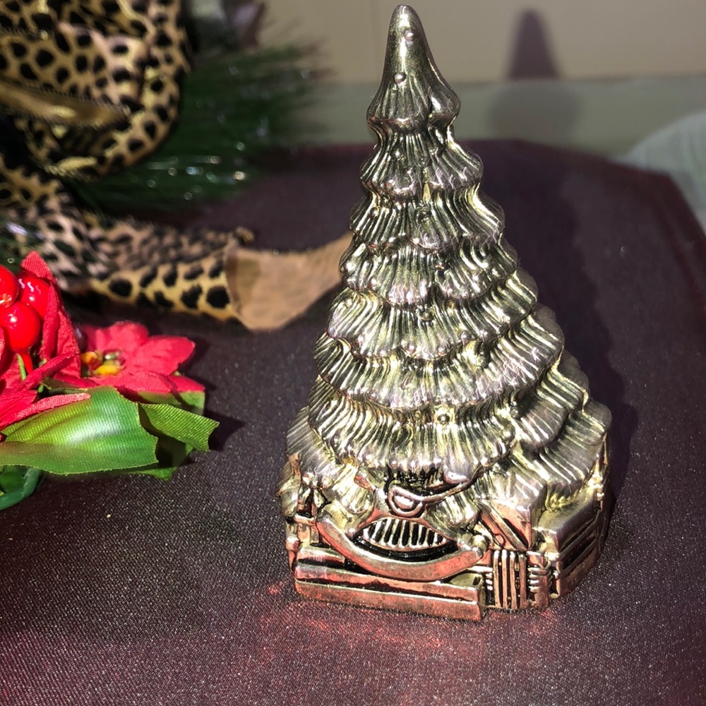 6. Various Christmas Items. TREE IS SILVER